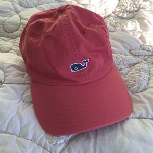 Coral vineyard vines hat